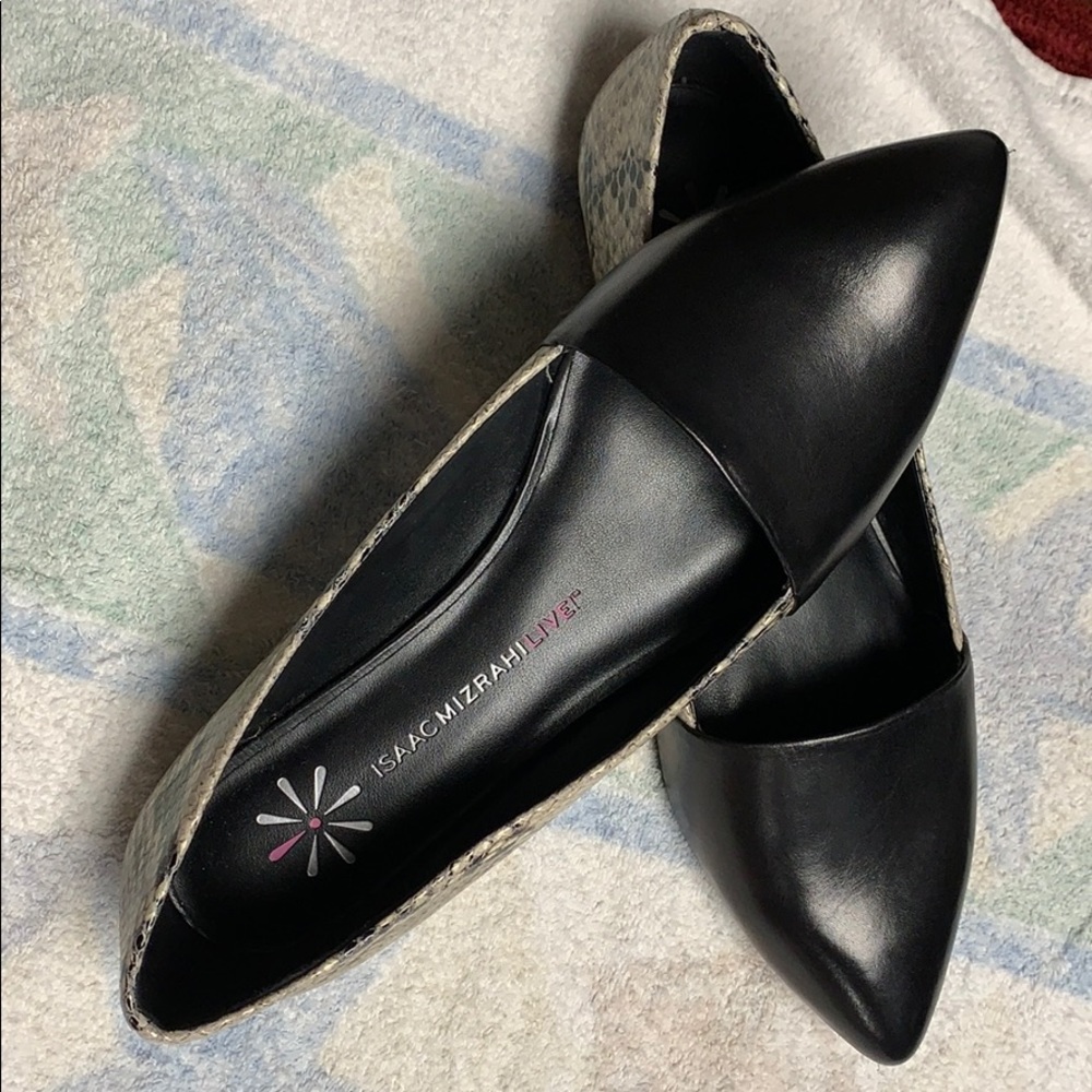 Leather slip in shoes